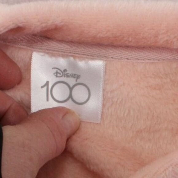 Disney 100 Minnie Mouse Womens Pajama Set Long Sleeve Fleece Pink Size XL(16/18) - Picture 3 of 12